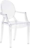EdgeMod Burton Arm Chair in Clear,&nbsp;Set of 4 - Appears New&nbsp;
