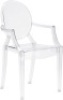 EdgeMod Burton Arm Chair in Clear,&nbsp;Set of 4 - Appears New&nbsp;