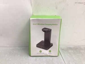 2 in 1 Wireless Charging Station, Untested, Appears New