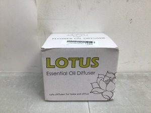 Lotus Essential Oil Diffuser, Untested, Appears New