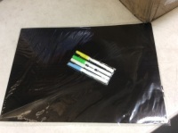 Case of Approx (30) Magnetic Dry Erase Black Board, 17" x 12" - New&nbsp;