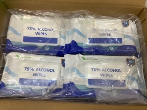 Box of Alcohol Wipes, Appears New