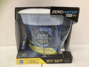 Zero 12 Cup 5-Stage Water Filter Pitcher