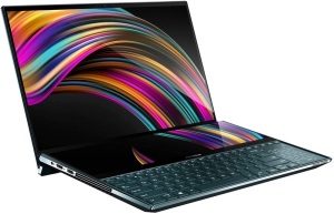 ASUS ZenBook Pro Duo UX581GV-XB74T (i7-9750H, 16GB RAM, 1TB NVMe SSD, RTX 2060 6GB, 15.6" 4K UHD, Windows 10 Pro) Touchscreen Laptop - New 