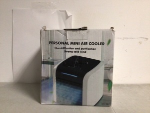 Personal Mini Air Cooler, Powers Up, E-Comm Return