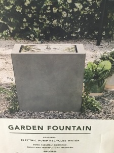 Smith & Hawken 15.75" Square Fountain Gray - Smith & Hawken, Like New, Retail - $67.20