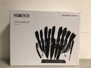 Homever 19pcs Knife Set, Appears new