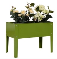 Lot of 2, 24.5" X12.5" Outdoor Elevated Garden Plant Stand Flower Bed Box, One May Be Missing Hardware,&nbsp;E-Commerce Return