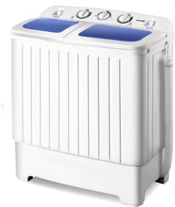 17.6 lbs Compact Twin Tub Spin Washing Machine Dryer, Appears New