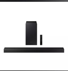 Samsung HW-A40M Soundbar with Wireless Sub, Black, 2.1Ch 210W, Like New, Retail - $69