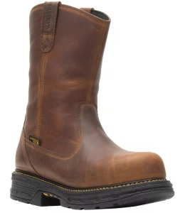 Wolverine Hellcat Wellington Waterproof Work Boots for Men - Brown/Tobacco - 11XW, Appears New