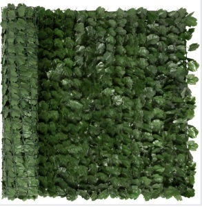 Outdoor Faux Ivy Privacy Screen Fence, Like New, Retail - $39.99