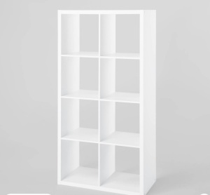 8 Cube Organizer White - Brightroom, Like New, Retail - $90