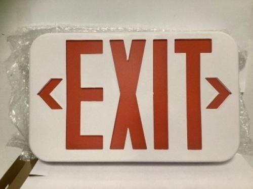 LED Emergency Exit Sign, Untested, Appears New