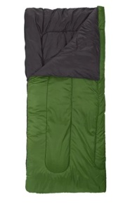 Bass Pro Shops Eclipse Hawksbill 40º Rectangular Sleeping Bag - Cactus Green, Appears New