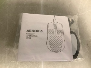 Steel Series Aerox 3 Gaming Mouse, Untested, Appears New