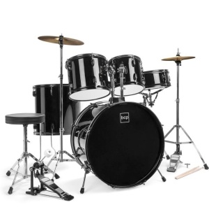 5-Piece Full Size Drum Set For Adults, Appears New