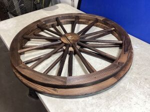 VINGLI Decorative Wagon Wheel, Set of 2 