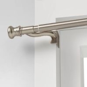 Twist and Shout Easy Install Curtain Rod - Room Essentials, Like New, $18