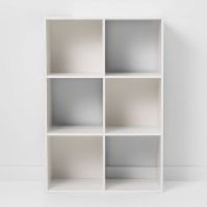 11" 6 Cube Organizer Shelf - Room Essentials, Like New, Retail - $35