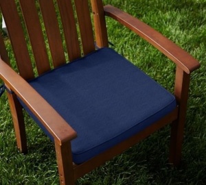 Piped Dining Chair Cushion, Like New, Retail - $99