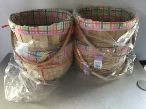 Large Easter Basket, LOT of 4, New, Retail - $12