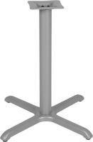 Regency Via X-&nbsp;Style Table Base&nbsp;for 30" Tabletops, 22", Grey, Like New, Retail - $197