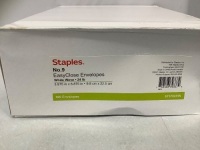 Staples, Case of 500 Easy Close Envelopes, E-Commerce Return