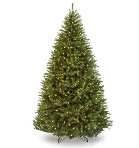 Pre-Lit Hinged Douglas Artificial Christmas Tree w/ Stand, 7.5ft, E-Commerce Return