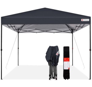 One-Person Setup Instant Pop Up Canopy w/ Wheeled Bag - 10x10ft, E-Commerce Return