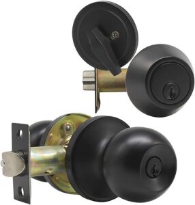 Pack of (6) Keyed Alike Front Door Entry Knob Lock Set