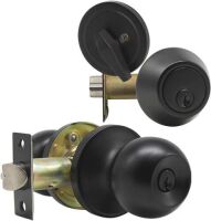 Pack of (6) Keyed Alike Front Door Entry Knob Lock Set