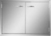 Mophorn BBQ Double Access Door 33W x 22H Inch, Stainless Steel - Appears New&nbsp;&nbsp;