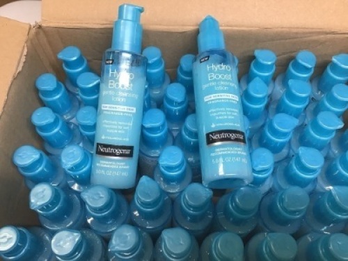 Case of (48)&nbsp;Neutrogena Hydro Boost Gentle Cleansing Lotion 5 Ounce Fragrance-Free Bottles