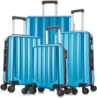CAMORSA Luggage 4 Piece Set Suitcase Hardshell with Spinner Wheels