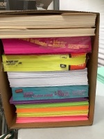 Lot of Card Stock, Colored Paper & File Folders, Quanity Unknown, E-Commerce Return