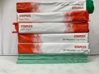 Staples Copy Paper Pack, Legal Size, 5 White & 1 Green, E-Commerce Return