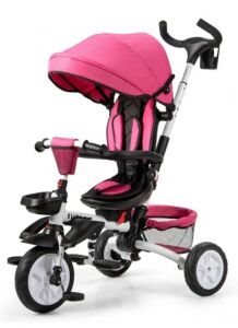 6-in-1 Detachable Baby Stroller with Canopy and Safety Harness