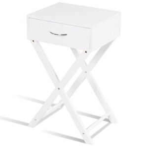 Modern X-Shape Accent Side Table