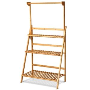 3-Tier Bamboo Plant Shelf