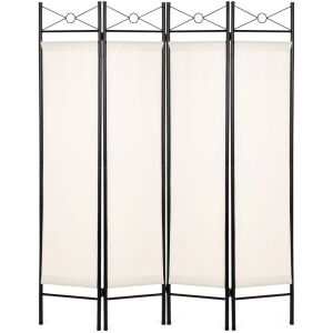 4-Panel Folding Privacy Screen Room Divider Decoration Accent, 6ft