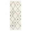 nuLOOM GCDI11A Chrissy Moroccan Trellis Shag Runner Rug 2' 8" X 8' Off-White. NEW