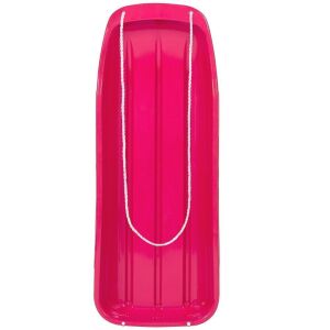 48in Kids Toboggan Snow Sled Board w/ Pull Rope, Curved Edges