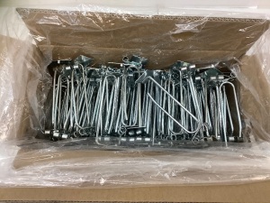 Box of 4" Snap Scan Peg Hooks, Appears New