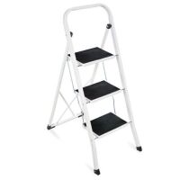 3-Step Portable Folding Step Ladder w/ Non-Slip Feet, 330lb Capacity&nbsp;