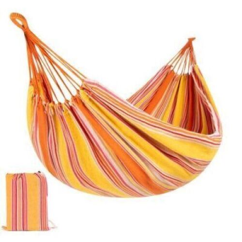 2-Person Brazilian-Style Double Hammock w/ Portable Carrying Bag&nbsp;