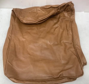 Leather Cushion Covers, Set of 4, E-Comm Return
