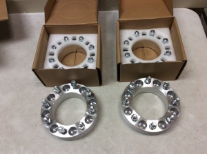 2" Ford 8x170 Wheel Spacers, 8 Lug for M14x2.0 Studs 1999-2004 F250 F350 Truks, Set of 4 - New