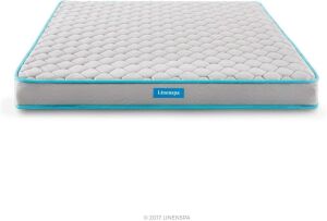 Linenspa 6 Inch Innerspring Twin Mattress with Foam Layer, Firm Feel