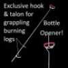 Pit Boss 58" Fire Pit Poker Log Grabber Bottle Opener - E-Comm Return, Appears New&nbsp;